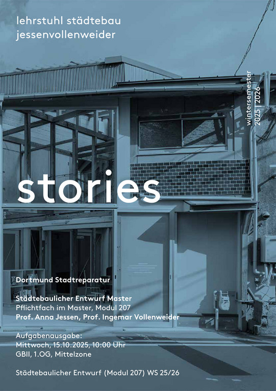 Plakat zur Veranstaltung Städtebaulicher Entwurf