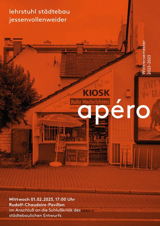 Plakat zum Aperó Wintersemester 22 23